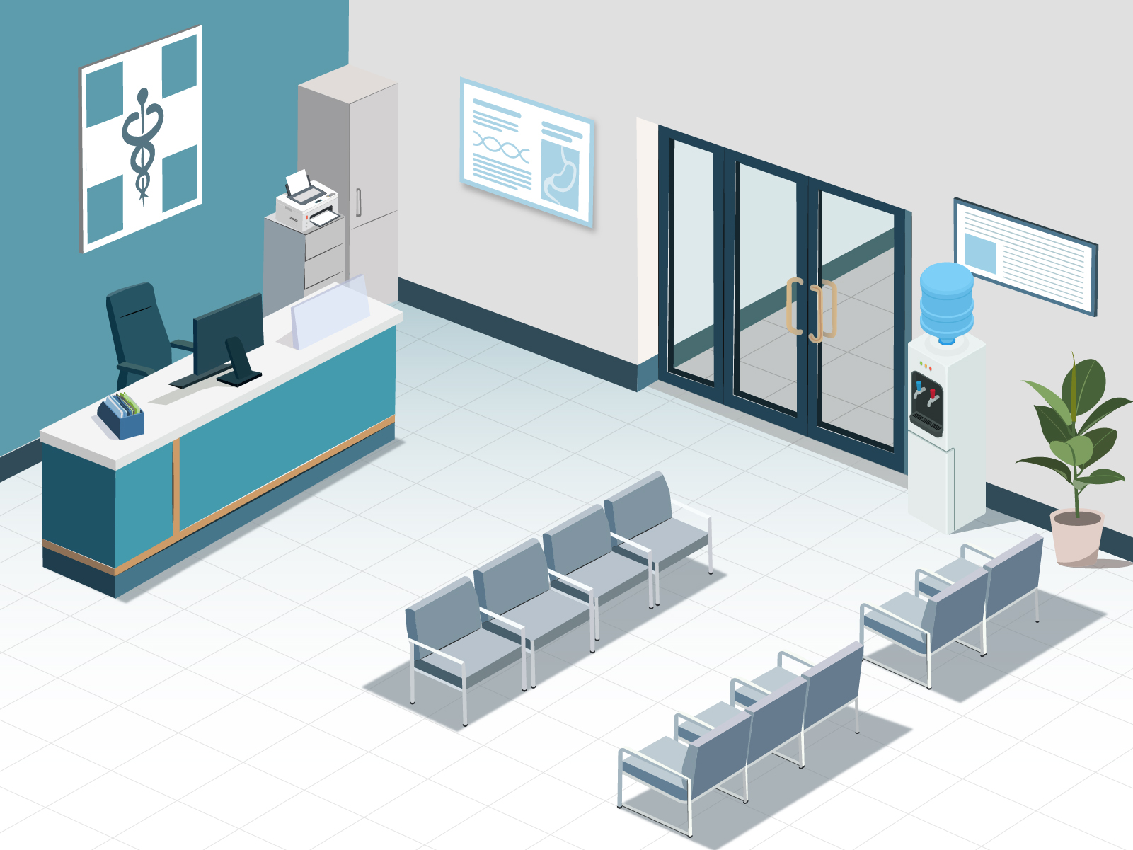 Recepcja i poczekalnia