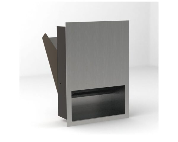 Wnękowy pojemnik na ręczniki papierowe MERIDA DRAGON, stal matowa Wnękowy pojemnik na ręczniki papierowe MERIDA DRAGON, stal matowa