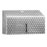Pojemnik na ręczniki papierowe MERIDA INOX DESIGN MINI - HONEYCOMB