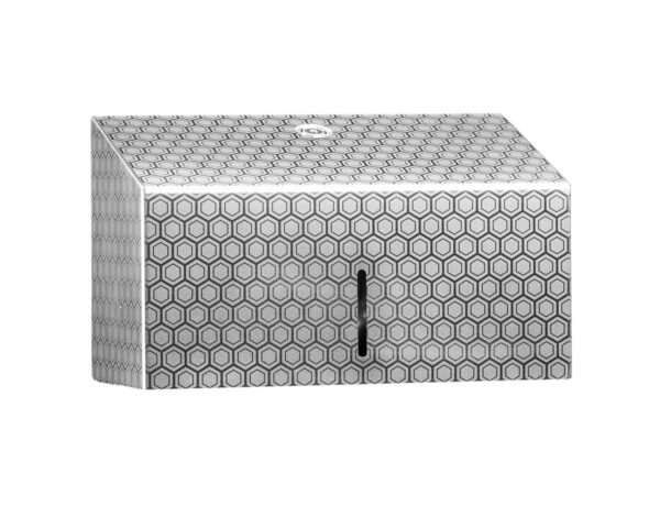 Pojemnik na ręczniki papierowe MERIDA INOX DESIGN MINI - HONEYCOMB