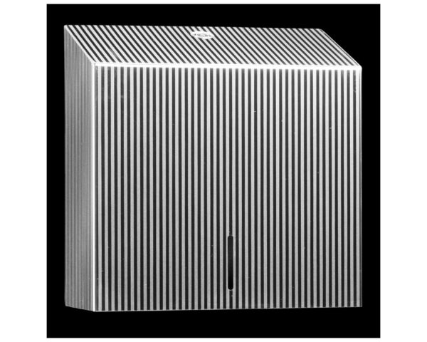 Pojemnik na ręczniki składane MERIDA INOX DESIGN MAXI - PINSTRIPE Pojemnik na ręczniki składane MERIDA INOX DESIGN MAXI - PINSTRIPE