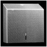 Pojemnik na ręczniki składane MERIDA INOX DESIGN MAXI -TEXTURE