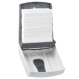 Pojemnik na ręczniki składane MERIDA ONE SLIM, tworzywo ABS, biały