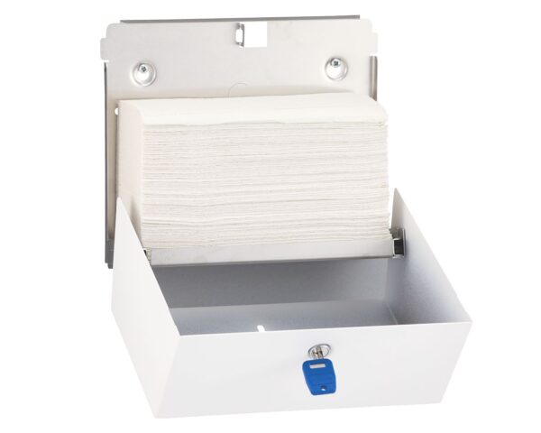 Pojemnik na ręczniki składane MERIDA STELLA SLIM WHITE LINE MINI, biały Pojemnik na ręczniki składane MERIDA STELLA SLIM WHITE LINE MINI, biały