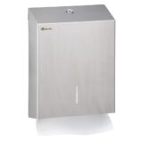 Pojemnik na ręczniki składane MERIDA STELLA SLIM MAXI, stal matowa