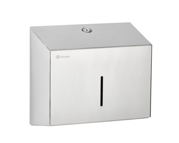 Pojemnik na ręczniki składane MERIDA STELLA SLIM MINI, stal polerowana Pojemnik na ręczniki składane MERIDA STELLA SLIM MINI, stal polerowana
