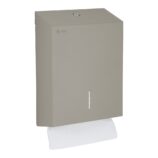 Pojemnik na ręczniki składane MERIDA STELLA SLIM STONE GREY LINE MAXI, szary kamienny