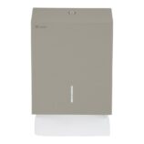 Pojemnik na ręczniki składane MERIDA STELLA SLIM STONE GREY LINE MAXI, szary kamienny