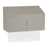 Pojemnik na ręczniki składane MERIDA STELLA STONE GREY LINE MINI, szary kamienny