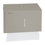 Pojemnik na ręczniki składane MERIDA STELLA SLIM STONE GREY LINE MINI, szary kamienny