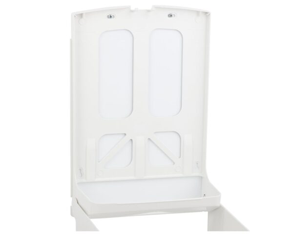 Pojemnik na ręczniki składane MERIDA TOP MAXI, tworzywo ABS, biały, okienko szare Pojemnik na ręczniki składane MERIDA TOP MAXI, tworzywo ABS, biały, okienko szare