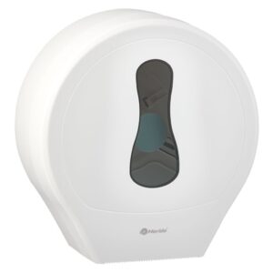 Pojemnik na papier toaletowy MERIDA ONE, tworzywo ABS, biały