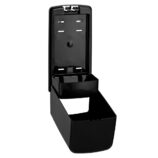 Pojemnik na papier toaletowy w listkach MERIDA ONE, pojemność do 450 szt., tworzywo ABS, czarny