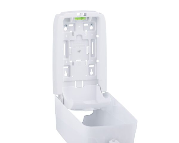 Pojemnik na papier toaletowy w listkach MERIDA HARMONY, pojemność do 450 szt., tworzywo, biały transparentny Pojemnik na papier toaletowy w listkach MERIDA HARMONY, pojemność do 450 szt., tworzywo, biały transparentny