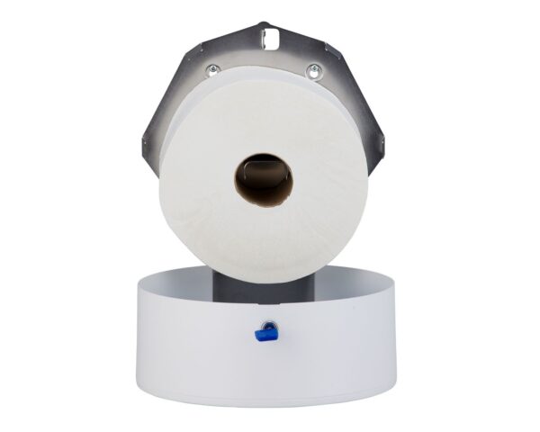 Pojemnik na papier toaletowy MERIDA STELLA WHITE LINE MAXI, średnica papieru do 23 cm, biały Pojemnik na papier toaletowy MERIDA STELLA WHITE LINE MAXI, średnica papieru do 23 cm, biały