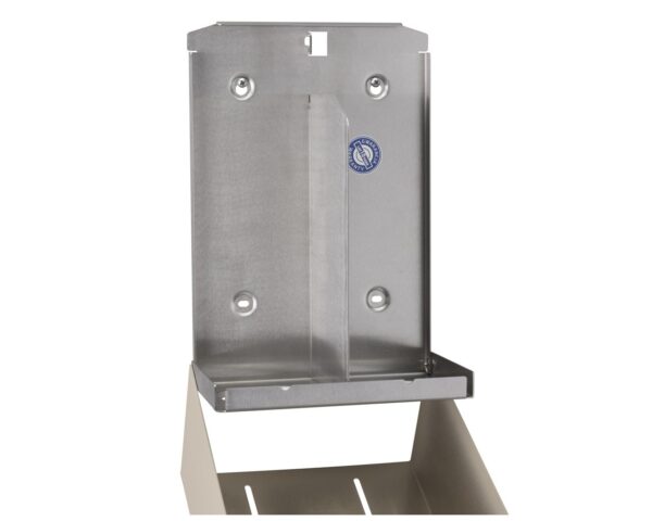 Pojemnik na papier toaletowy w listkach MERIDA STELLA SILK GREY, pojemność do 900 szt., szary jedwabisty Pojemnik na papier toaletowy w listkach MERIDA STELLA SILK GREY, pojemność do 900 szt., szary jedwabisty