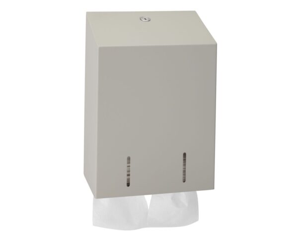 Pojemnik na papier toaletowy w listkach MERIDA STELLA STONE GREY, pojemność do 900 szt., kamienny szary Pojemnik na papier toaletowy w listkach MERIDA STELLA STONE GREY, pojemność do 900 szt., kamienny szary