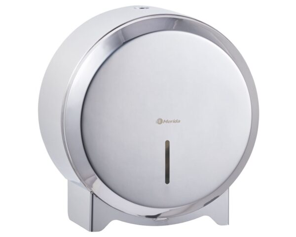 Pojemnik na papier toaletowy MERIDA STELLA MINI, średnica papieru do 19 cm, stal polerowana Pojemnik na papier toaletowy MERIDA STELLA MINI, średnica papieru do 19 cm, stal polerowana