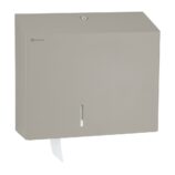 Pojemnik na papier toaletowy MERIDA STELLA STONE GREY LINE MAXI, średnica papieru do 23 cm, szary kamienny