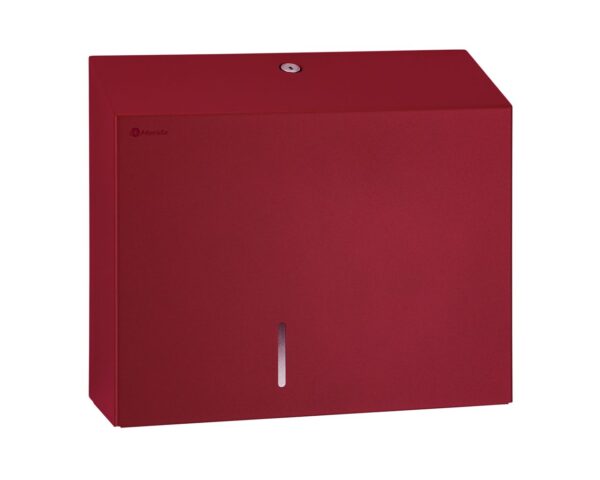 Pojemnik na papier toaletowy MERIDA STELLA RED LINE MAXI, średnica papieru do 23 cm, czerwony Pojemnik na papier toaletowy MERIDA STELLA RED LINE MAXI, średnica papieru do 23 cm, czerwony