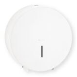 Pojemnik na papier toaletowy MERIDA STELLA WHITE LINE MAXI, średnica papieru do 23 cm, biały