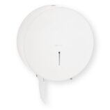 Pojemnik na papier toaletowy MERIDA STELLA WHITE LINE MAXI, średnica papieru do 23 cm, biały