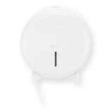 Pojemnik na papier toaletowy MERIDA STELLA WHITE LINE MINI, średnica papieru do 19 cm, biały