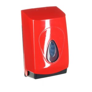 Pojemnik na papier toaletowy w listkach MERIDA UNIQUE RED SPARK LINE