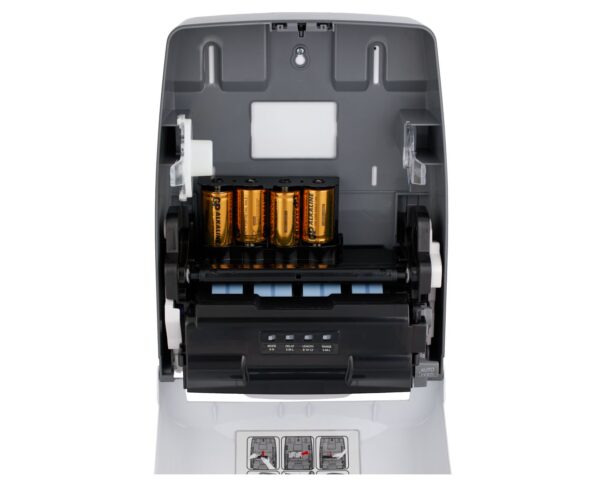 Automatyczny bezdotykowy podajnik ręczników papierowych w rolach MERIDA ONE AUTOMATIC MAXI, tworzywo ABS, biały Automatyczny bezdotykowy podajnik ręczników papierowych w rolach MERIDA ONE AUTOMATIC MAXI, tworzywo ABS, biały