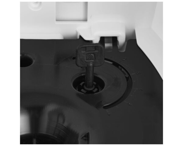 Pojemnik na ręczniki w rolach w systemie listkowym MERIDA ONE CENTER PULL, tworzywo ABS, biały Pojemnik na ręczniki w rolach w systemie listkowym MERIDA ONE CENTER PULL, tworzywo ABS, biały