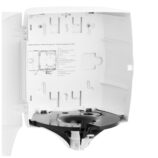 Pojemnik na ręczniki w rolach w systemie listkowym MERIDA ONE CENTER PULL, tworzywo ABS, biały