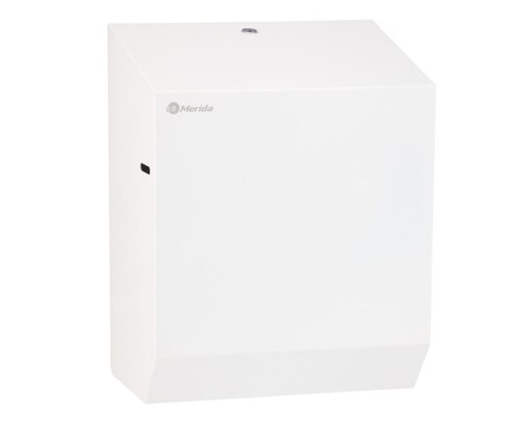 Mechaniczny podajnik ręczników papierowych w rolach, MERIDA STELLA WHITE LINE, biały Mechaniczny podajnik ręczników papierowych w rolach, MERIDA STELLA WHITE LINE, biały