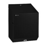 Pojemnik na ręczniki papierowe w rolach MERIDA STELLA BLACK LINE MAXI, czarny