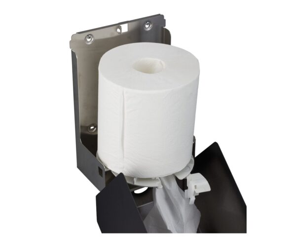 Pojemnik na ręczniki papierowe w rolach MERIDA STELLA BLACK LINE MAXI, czarny Pojemnik na ręczniki papierowe w rolach MERIDA STELLA BLACK LINE MAXI, czarny