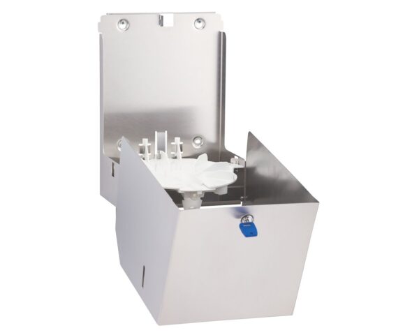 Pojemnik na ręczniki papierowe w rolach MERIDA STELLA MAXI, stal matowa Pojemnik na ręczniki papierowe w rolach MERIDA STELLA MAXI, stal matowa