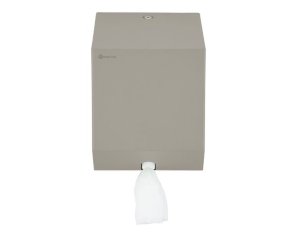 Pojemnik na ręczniki papierowe w rolach lub papier toaletowy w systemie listkowym MERIDA STELLA STONE GREY LINE MINI, szary kamienny Pojemnik na ręczniki papierowe w rolach lub papier toaletowy w systemie listkowym MERIDA STELLA STONE GREY LINE MINI, szary kamienny