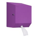 Pojemnik na ręczniki papierowe w rolach lub papier toaletowy w systemie listkowym MERIDA STELLA VIOLET LINE MINI, fioletowy