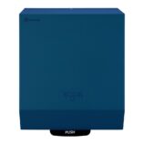 Mechaniczny podajnik ręczników papierowych w rolach MERIDA STELLA BLUE LINE, niebieski