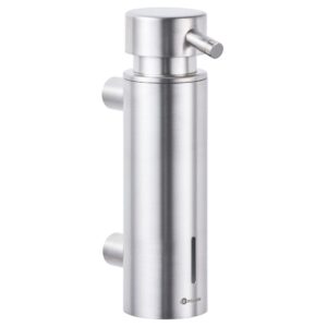 Dozownik mydła w płynie mocowany do ściany, pojemność zbiornika 300 ml, matowy