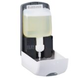 Bezdotykowy automatyczny dozownik mydła w pianie MERIDA ONE, na jednorazowe wkłady 1000 g, tworzywo ABS, biały