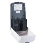 Bezdotykowy automatyczny dozownik płynu dezynfekcyjnego w sprayu MERIDA ONE na jednorazowe wkłady 1000 ml, tworzywo ABS, biały