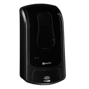 Bezdotykowy automatyczny dozownik mydła w pianie MERIDA ONE na jednorazowe wkłady 1000 g, tworzywo ABS, czarny