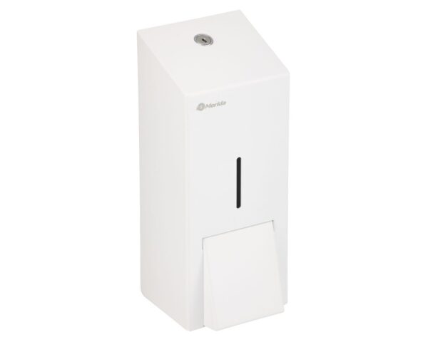 Dozownik mydła w pianie MERIDA STELLA WHITE LINE MAXI na jednorazowe wkłady 700 g, biały Dozownik mydła w pianie MERIDA STELLA WHITE LINE MAXI na jednorazowe wkłady 700 g, biały