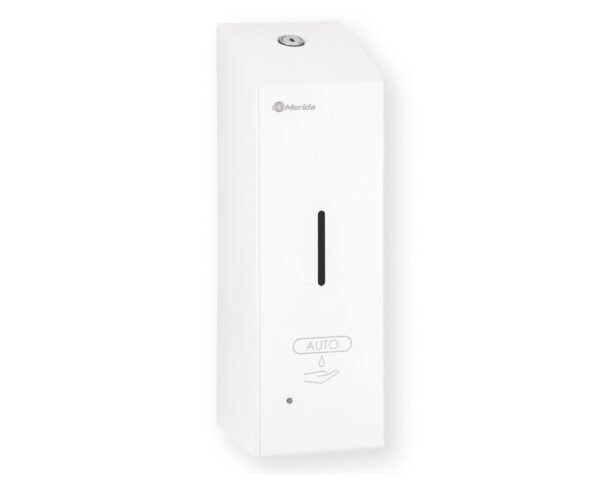 Bezdotykowy automatyczny dozownik mydła w pianie MERIDA STELLA AUTOMATIC SLIM WHITE LINE na jednorazowe wkłady 800 ml, biały Bezdotykowy automatyczny dozownik mydła w pianie MERIDA STELLA AUTOMATIC SLIM WHITE LINE na jednorazowe wkłady 800 ml, biały