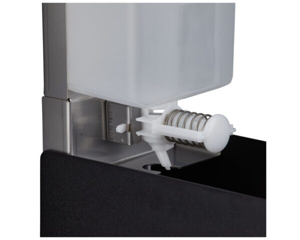 Dozownik mydła w płynie MERIDA STELLA BLACK LINE MAXI, pojemność zbiornika 800 ml, czarny Dozownik mydła w płynie MERIDA STELLA BLACK LINE MAXI, pojemność zbiornika 800 ml, czarny