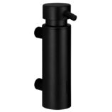 Dozownik mydła w płynie mocowany do ściany MERIDA STELLA BLACK LINE, pojemność zbiornika 300 ml, czarny
