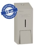 Dozownik płynu dezynfekcyjnego w sprayu MERIDA STELLA STONE GREY LINE, pojemność wkładów 1000 ml, szary kamienny