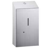 Bezdotykowy automatyczny dozownik mydła w pianie MERIDA STELLA AUTOMATIC Anti-FingerPrint na jednorazowe wkłady 1000 g, stal matowa z powłoką AFP