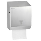 Automatyczny bezdotykowy podajnik ręczników papierowych w roli MERIDA STELLA AUTOMATIC MAXI, stal matowa
