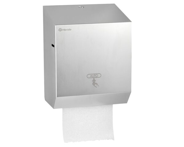 Automatyczny bezdotykowy podajnik ręczników papierowych w roli MERIDA STELLA AUTOMATIC MAXI, stal matowa Automatyczny bezdotykowy podajnik ręczników papierowych w roli MERIDA STELLA AUTOMATIC MAXI, stal matowa